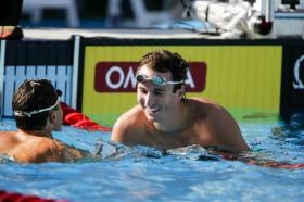 U.S. Olympic Swim Trials 2004100 Back, MenLenny Krayzelburg, USAAaron Peirsol, USA