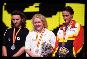 LEN European LC Championships 1997200 Free, WomenNadezhda Chemezova, RUS, 2ndMichelle Smith, IRL, 1stCamelia Potec, ROM, 3rd