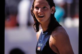 LEN European LC Championships 1997100 Back, WomenAntje Buschscvhulte, GER