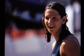 LEN European LC Championships 1997100 Back, WomenAntje Buschscvhulte, GER,