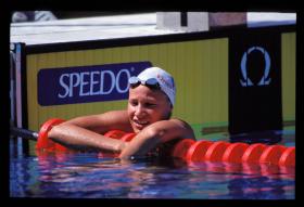 LEN European LC Championships 1997400 Free, WomenLaetitia Choux, FRA