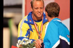 LEN European LC Championships 1999100 Fly, MenLars Frolander, SWE, 1st