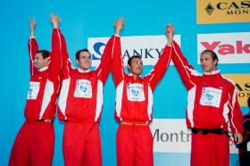 2005 FINA World LC Championships4x100 Free Relay Medallists, MenCanada, 2nd, CANRick Say, CANYannick Lupien, CANMike Mintenko, CANBrent Hayden, CAN