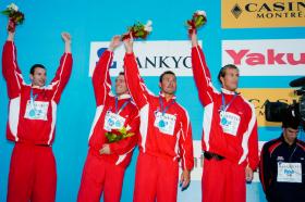2005 FINA World LC Championships4x100 Free Relay Medallists, MenCanada, 2nd, CANRick Say, CANYannick Lupien, CANMike Mintenko, CANBrent Hayden, CAN