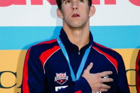 2005 FINA World LC Championships4x100 Free Relay Medallists, MenUnited States, 1st, USAMichael Phelps, USA