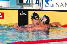 2005 FINA World LC Championships200 Free, MenMichael Phelps, USAPeter Vanderkaay, USA