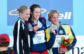 2005 FINA World LC Championships200 IM Medallists, WomenKirsty Coventry, 2nd, ZIMKatie Hoff, 1st, USALara Carroll, 3rd, AUS