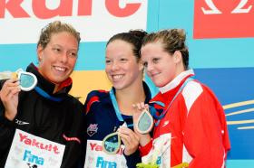 2005 FINA World LC Championships1500 Free Medallists, WomenFlavia Rigamonti, 2nd, SUIKate Ziegler, 1st, USABrittany Reimer, 3rd, CAN