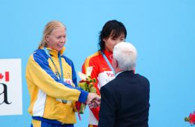 2005 FINA World LC Championships200 Free, WomenJosefin Lillhage, 3rd, SWEYu Yang, 3rd, CHNPeter Daland, USA