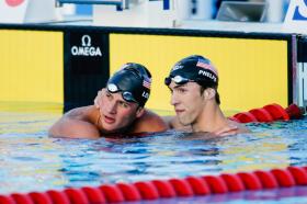 2005 FINA World LC Championships200 IM, MenMichael Phelps, USARyan Lochte, USA