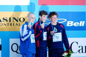2005 FINA World LC Championships200 IM Medallists, MenLaszlo Cseh, 2nd, HUNMichael Phelps, 1st, USARyan Lochte, 3rd, USA