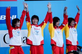 2005 FINA World LC Championships4x200 Free Relay Medallists, WomenChina, CHN