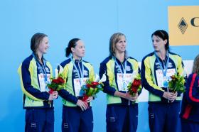 2005 FINA World LC Championships4x200 Free Relay Medallists, WomenAustralia, AUS
