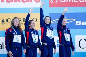 2005 FINA World LC Championships4x200 Free Relay Medallists, WomenUnited States, USA