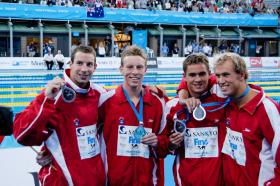 2005 FINA World LC Championships4x200 Free Relay Medallists, MenCanada, 2nd, CANRick Say, CANColin Russell, CANAndrew Hurd, CANBrent Hayden, CAN