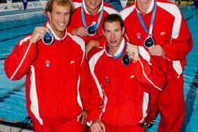 2005 FINA World LC Championships4x200 Free Relay Medallists, MenCanada, 2nd, CANBrent Hayden, CANAndrew Hurd, CANRick Say, CANColin Russell, CAN