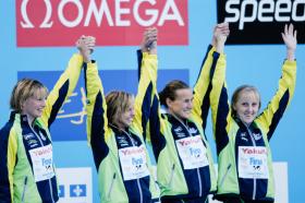 2005 FINA World LC Championships4x100 Medley Relay Medallists, WomenLiesel Jones, AUSLisbeth Lenton, AUSSophie Edington, AUSJessicah Schipper, AUS