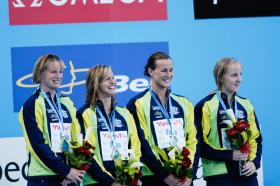 2005 FINA World LC Championships4x100 Medley Relay Medallists, WomenLiesel Jones, AUSLisbeth Lenton, AUSSophie Edington, AUSJessicah Schipper, AUS