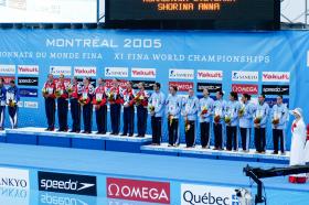 2005 FINA World LC ChampionshipsSynchro Team FinalsRussia, 1st, RUSSpain, 3rd, ESP